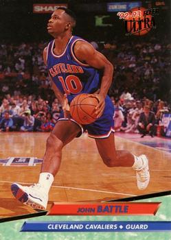 #33 John Battle - Cleveland Cavaliers - 1992-93 Ultra Basketball