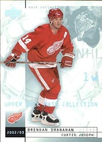 #33 Brendan Shanahan / Curtis Joseph - Detroit Red Wings - 2002-03 Upper Deck Mask Collection Hockey