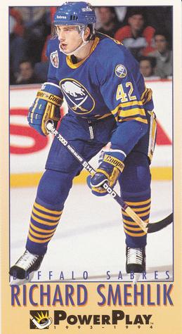 #33 Richard Smehlik - Buffalo Sabres - 1993-94 Fleer PowerPlay Hockey