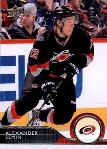 #33 Alexander Semin - Carolina Hurricanes - 2014-15 Upper Deck Hockey