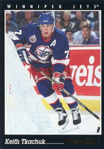 #33 Keith Tkachuk - Winnipeg Jets - 1993-94 Pinnacle Hockey