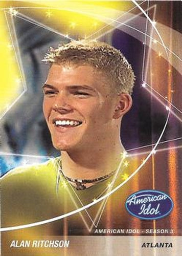 #33 Alan Ritchson - Atlanta - 2004 Fleer American Idol Season 3