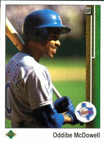 #333 Oddibe McDowell - Texas Rangers - 1989 Upper Deck Baseball