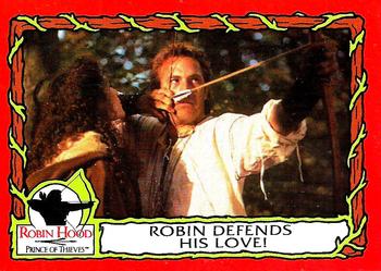 #33 Robin Defends His Love! - 1991 Topps Robin Hood: Prince of Thieves