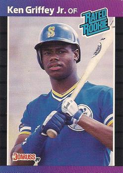 #33 Ken Griffey Jr. - Seattle Mariners - 1989 Donruss Baseball
