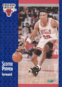 #33 Scottie Pippen - Chicago Bulls - 1991-92 Fleer Basketball
