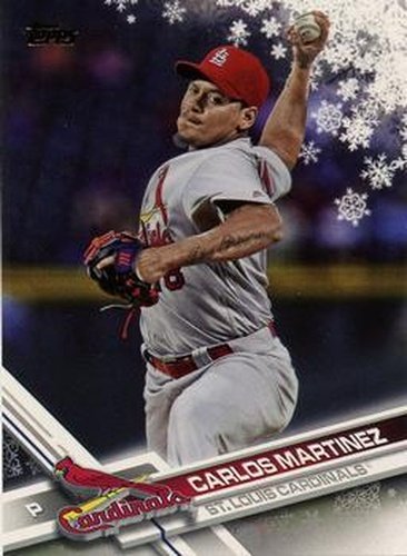 #HMW33 Carlos Martinez - St. Louis Cardinals - 2017 Topps Holiday Baseball