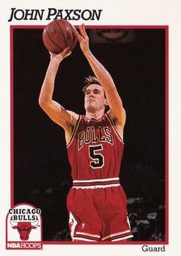 #33 John Paxson - Chicago Bulls - 1991-92 Hoops Basketball