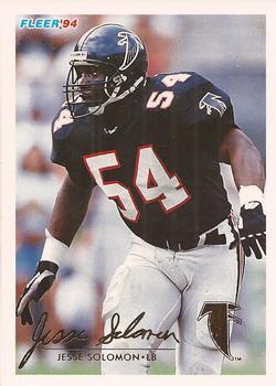 #33 Jesse Solomon - Atlanta Falcons - 1994 Fleer Football