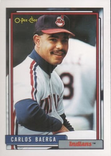 #33 Carlos Baerga - Cleveland Indians - 1992 O-Pee-Chee Baseball