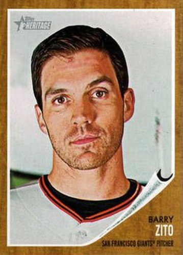 #33 Barry Zito - San Francisco Giants - 2011 Topps Heritage Baseball