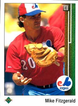 #133 Mike Fitzgerald - Montreal Expos - 1989 Upper Deck Baseball