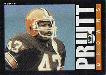#233 Mike Pruitt - Cleveland Browns - 1985 Topps Football