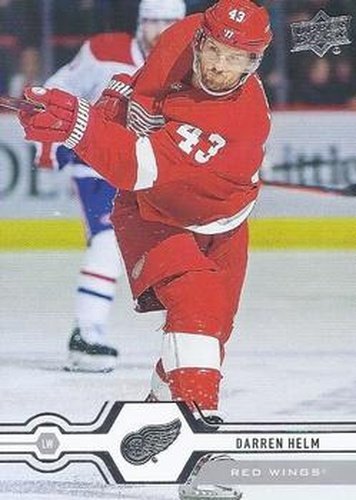 #33 Darren Helm - Detroit Red Wings - 2019-20 Upper Deck Hockey