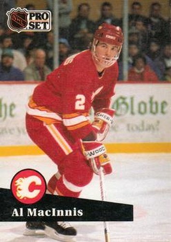 #33 Al MacInnis - 1991-92 Pro Set Hockey