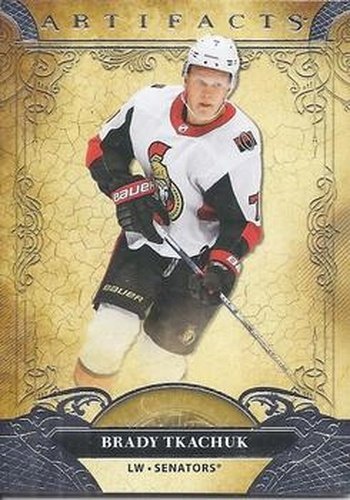 #33 Brady Tkachuk - Ottawa Senators - 2020-21 Upper Deck Artifacts Hockey