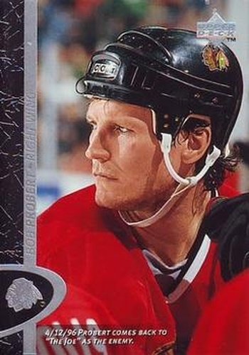 #33 Bob Probert - Chicago Blackhawks - 1996-97 Upper Deck Hockey