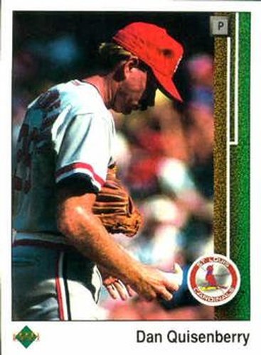 #533 Dan Quisenberry - St. Louis Cardinals - 1989 Upper Deck Baseball