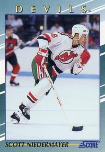 #33 Scott Niedermayer - New Jersey Devils - 1992-93 Score Young Superstars Hockey