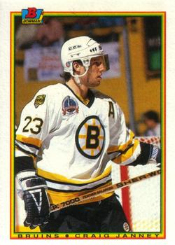 #33 Craig Janney - Boston Bruins - 1990-91 Bowman Hockey