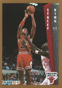 #33 Stacey King - Chicago Bulls - 1992-93 Fleer Basketball