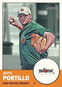 #33 Adys Portillo - Fort Wayne Tincaps - 2012 Topps Heritage Minor League Baseball