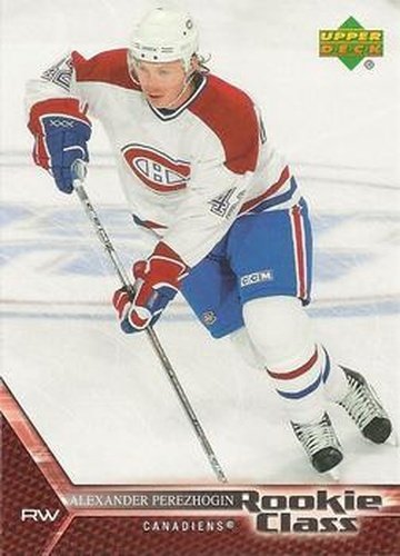 #33 Alexander Perezhogin - Montreal Canadiens - 2005-06 Upper Deck Rookie Class Box Set Hockey