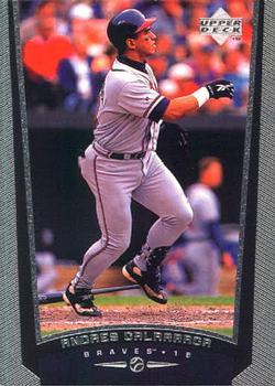 #33 Andres Galarraga - Atlanta Braves - 1999 Upper Deck Baseball