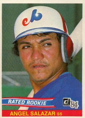#33 Angel Salazar - Montreal Expos - 1984 Donruss Baseball