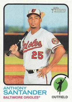 #33 Anthony Santander - Baltimore Orioles - 2022 Topps Heritage Baseball