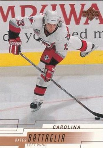 #33 Bates Battaglia - Carolina Hurricanes - 2000-01 Upper Deck Hockey