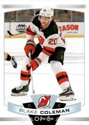 #33 Blake Coleman - New Jersey Devils - 2019-20 O-Pee-Chee Hockey