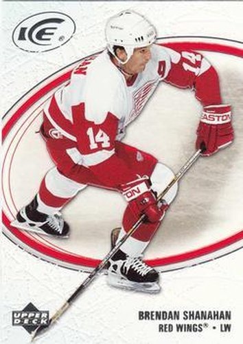 #33 Brendan Shanahan - Detroit Red Wings - 2005-06 Upper Deck Ice Hockey