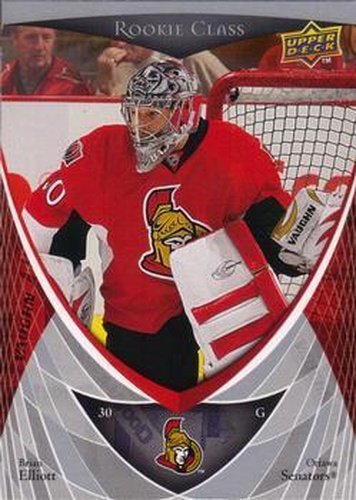 #33 Brian Elliott - Ottawa Senators - 2007-08 Upper Deck Rookie Class Box Set Hockey