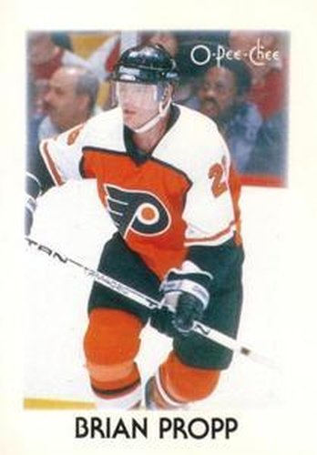 #33 Brian Propp - Philadelphia Flyers - 1987-88 O-Pee-Chee Minis Hockey
