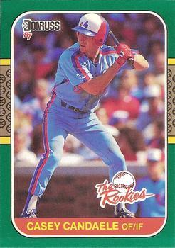#33 - Casey Candaele - Montreal Expos - 1987 Donruss The Rookies Baseball