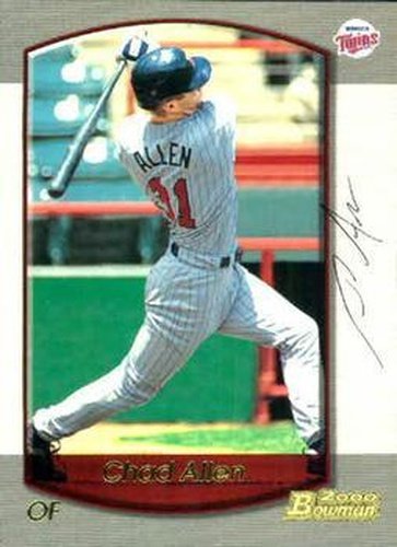 #33 Chad Allen - Minnesota Twins - 2000 Bowman Baseball