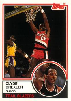 #33 Clyde Drexler - Portland Trail Blazers - 1992-93 Topps Archives Basketball