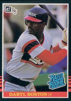 #33 Daryl Boston - Chicago White Sox - 1985 Donruss Baseball