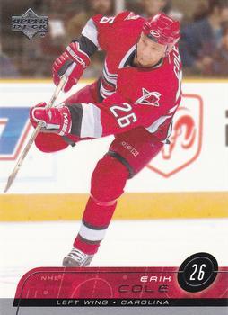 #33 Erik Cole - Carolina Hurricanes - 2002-03 Upper Deck Hockey