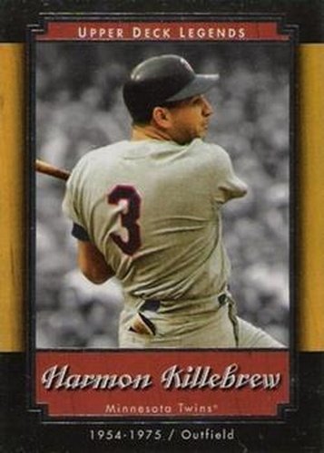 #33 Harmon Killebrew - Minnesota Twins - 2001 Upper Deck Legends Baseball