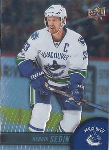 #33 Henrik Sedin - Vancouver Canucks - 2017-18 Upper Deck Tim Hortons Hockey