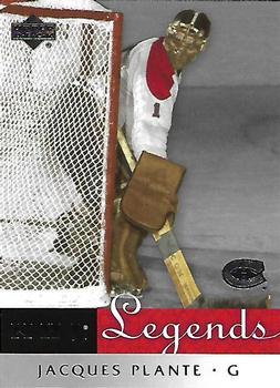 #33 Jacques Plante - Montreal Canadiens - 2001-02 Upper Deck Legends Hockey