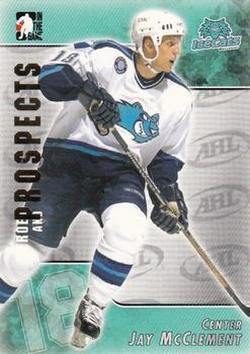 #33 Jay McClement - Worcester IceCats - 2004-05 In The Game Heroes and Prospects Hockey