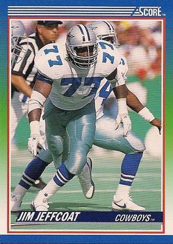 #33 Jim Jeffcoat - Dallas Cowboys - 1990 Score Football