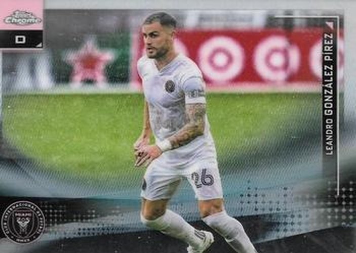 #33 Leandro Gonz‡lez P’rez - Inter Miami CF - 2021 Topps Chrome MLS Soccer