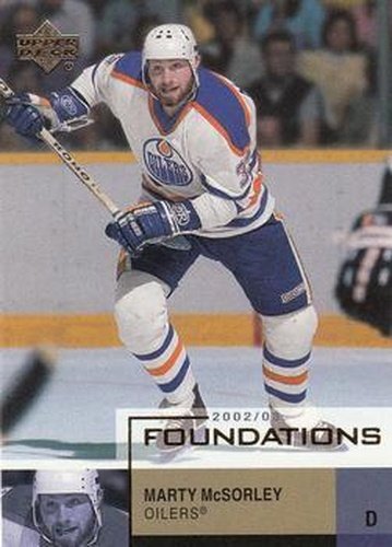 #33 Marty McSorley - Edmonton Oilers - 2002-03 Upper Deck Foundations Hockey