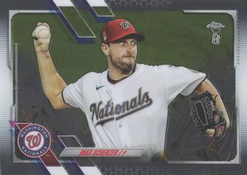 #33 Max Scherzer - Washington Nationals - 2021 Topps Chrome Ben Baller Edition Baseball