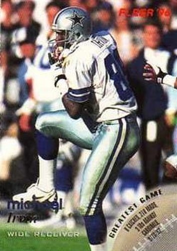 #33 Michael Irvin - Dallas Cowboys - 1996 Fleer Football