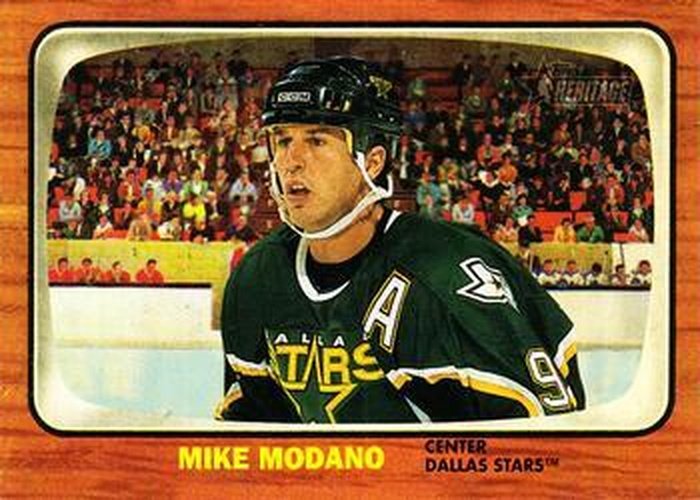 #33 Mike Modano - Dallas Stars - 2002-03 Topps Heritage Hockey